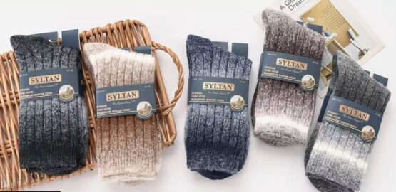 Носки мужские теплые «Syltan» №7141 лама, переливы (10 пар)
