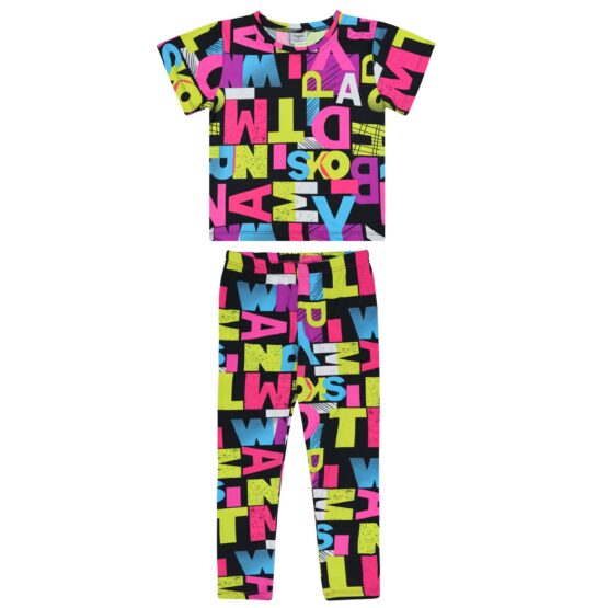 Комплект детский «Bonito» №1724 (8-12 лет) футболка и лосины