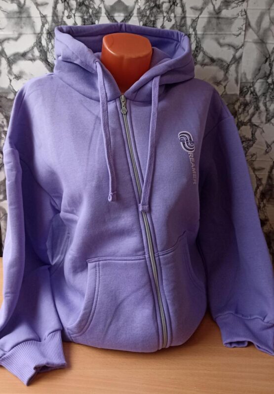 Толстовка женская «Samo» №17068 (M-3XL) начес, на молнии с капюшоном