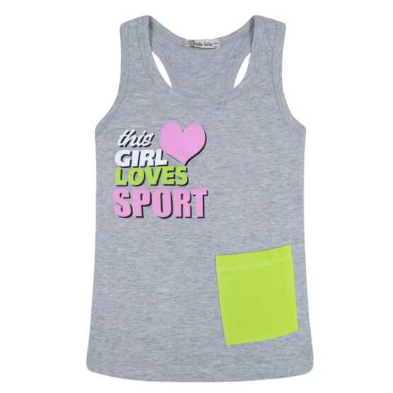 Майка детская «Bonito» №1589 (5-8 лет) борцовка, для девочек