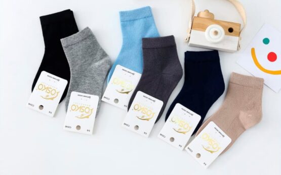 Носки детские тонкие «Osko» №С3346 (3-4, 5-6, 7-8) однотонные (12 пар)