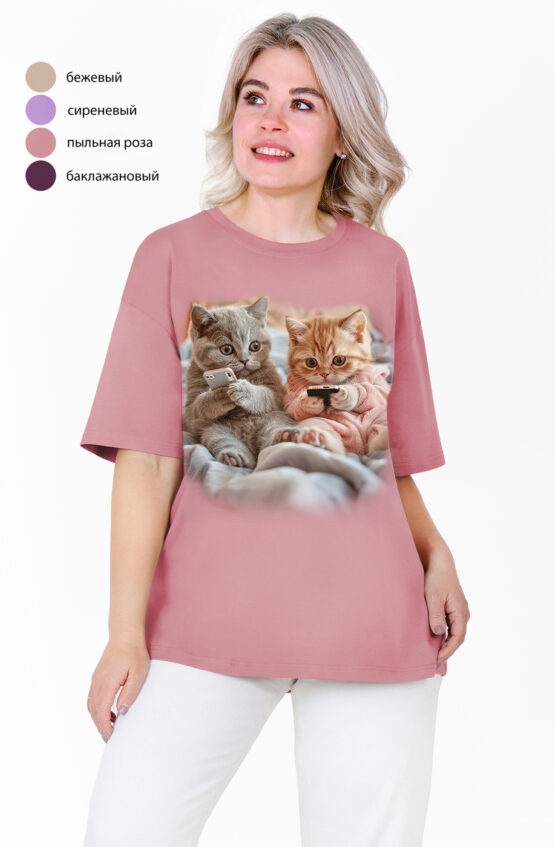 Футболка женская «Лотос. Нейра» №Ф-131 (46-62)