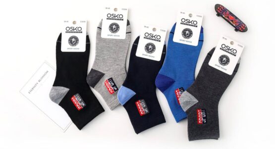 Носки подростковые тонкие «Osko» №С3335 спорт (31-35, 36-40) (12 пар)