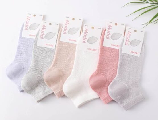 Носки женские короткие «Osko» №1655 сетка (12 пар)