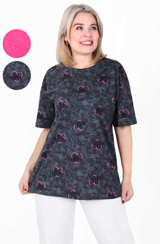 Футболка женская «Лотос. Овер» №Ф-124 (46-62)