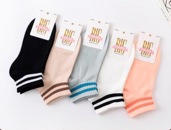 Носки женские короткие «Osko» №А1644 полоска