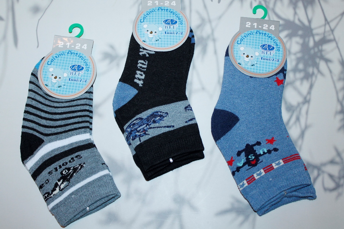 Носки детские теплые «BFL» №НС12 (1-3, 4-6, 7-9, 10-12) махровые (12 пар)