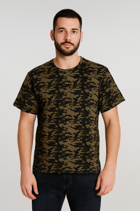 Футболка мужская «Al-Xakim» (48-58) камуфляж
