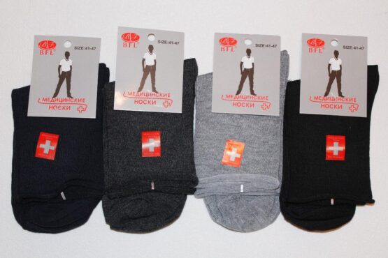 Носки мужские тонкие «BFL» №333 медик (12 пар)
