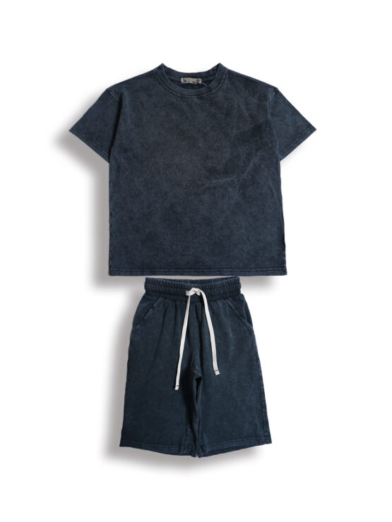 Комплект детский «Bonito» №1948 (8-12 лет) для мальчика, футболка и шорты, цвет варенка