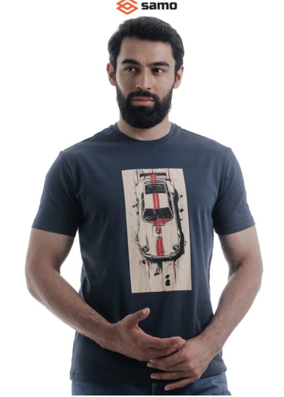 Футболка мужская «Samo» (48-56, M-3XL) лайкра, принт