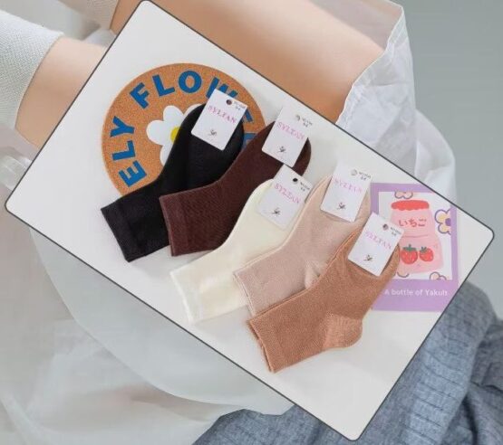 Носки детские тонкие «Syltan» №3399 (6-12) однотонные (10 пар)