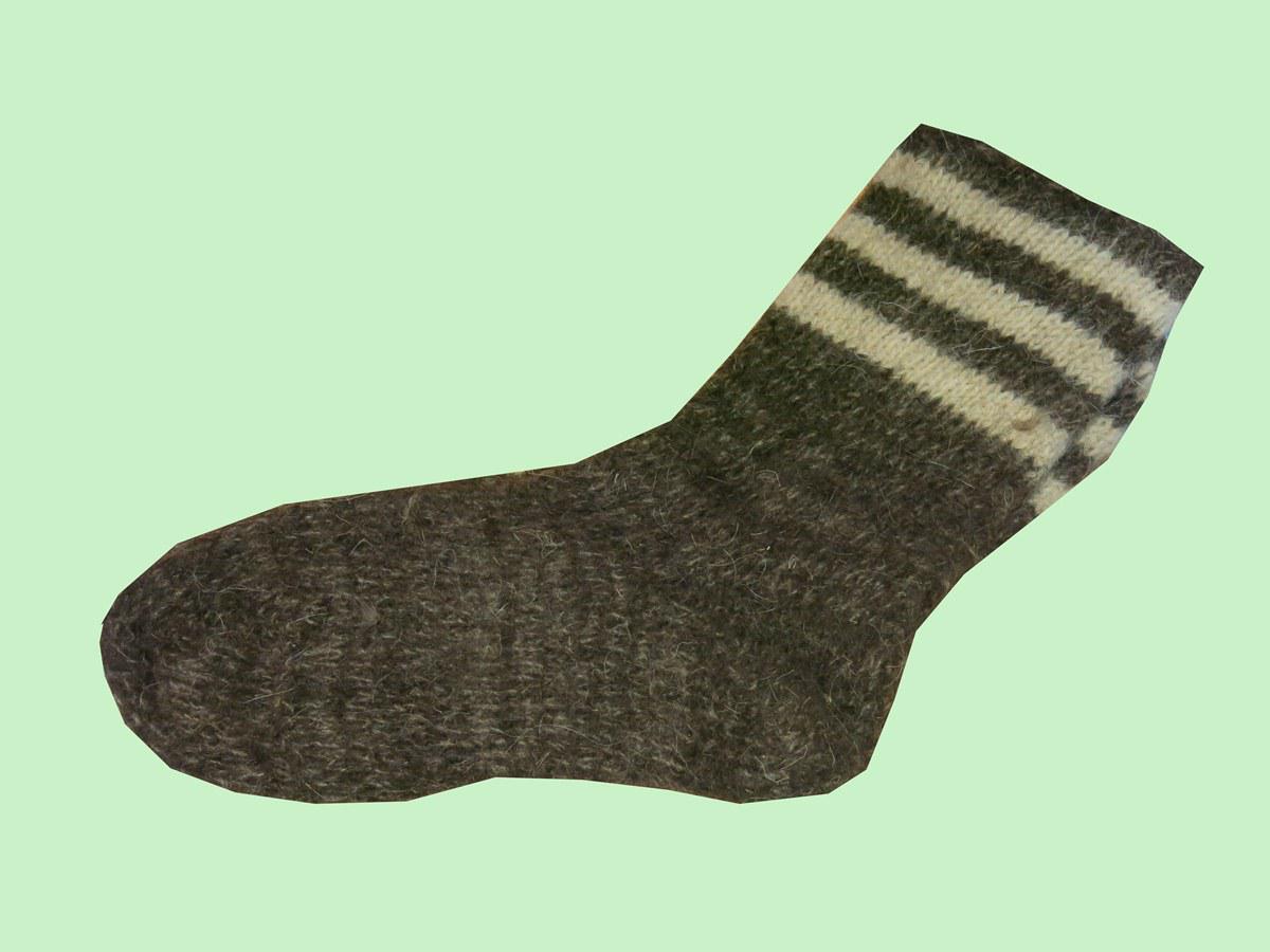 Носки мужские теплые вязаные собачья шерсть