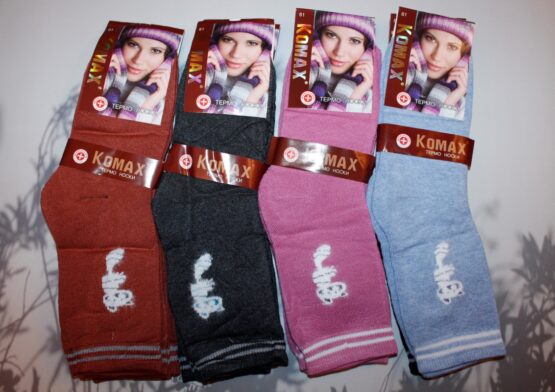 Носки женские теплые «Komax» №61 махровые (12 пар)