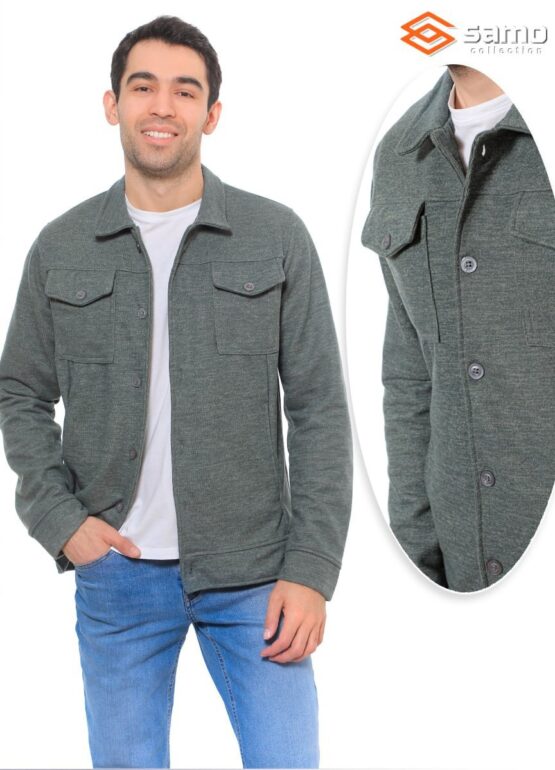 Джемпер мужской «Samo» №М8058 (M-3XL) на пуговицах