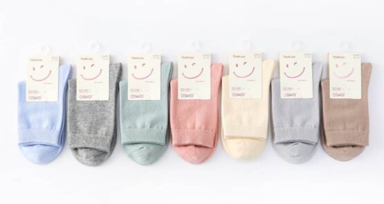 Носки детские тонкие «Osko» №С3370 (9-10, 11-12, 13-14) однотонные (10 пар)