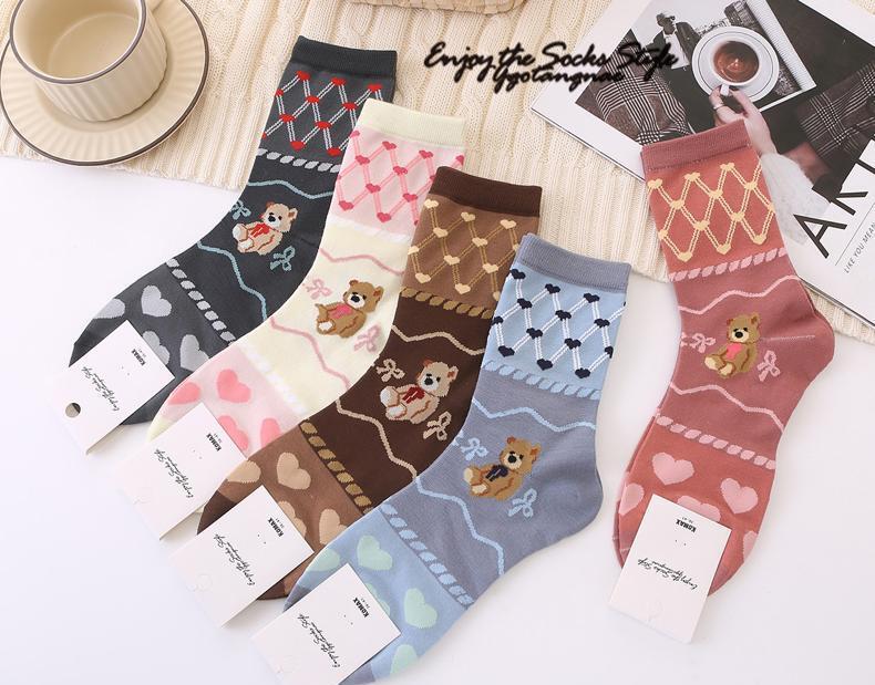 Носки женские тонкие «Komax» №22603, 22605 рисунок (10 пар)