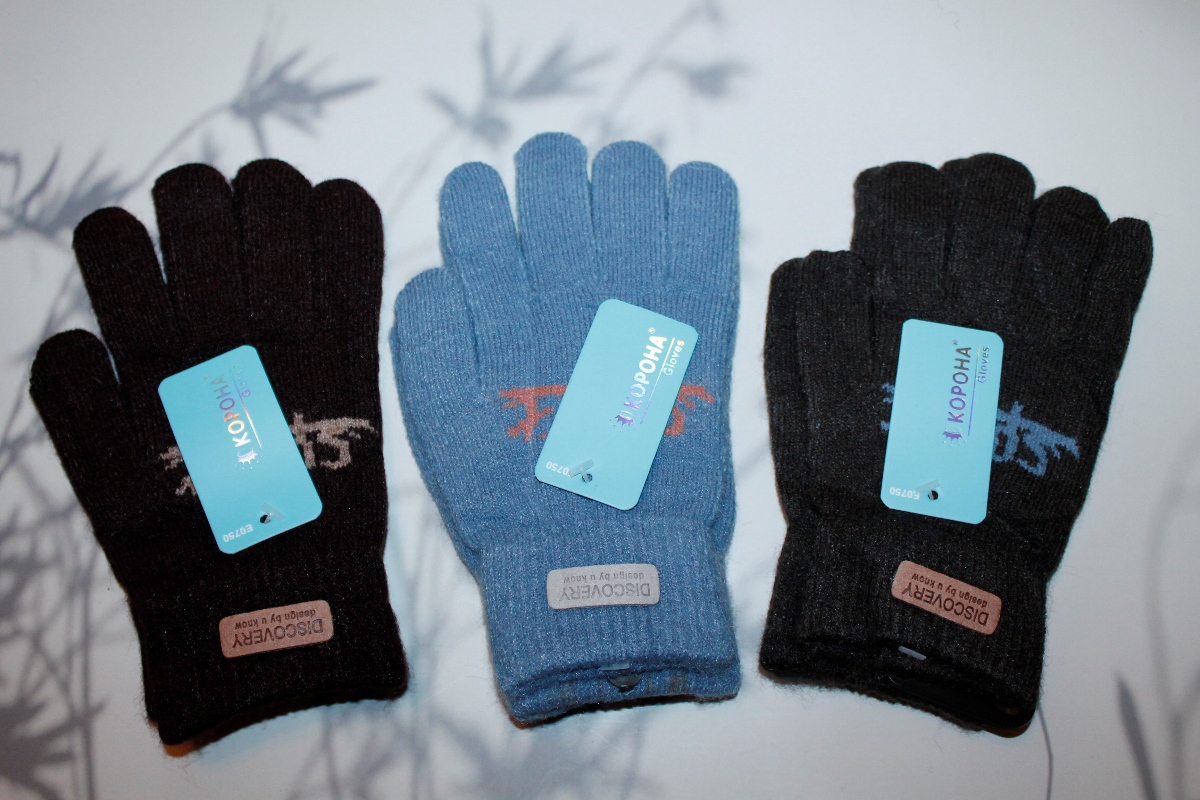 Перчатки подростковые «Корона» №Е0750 спорт (12 пар)