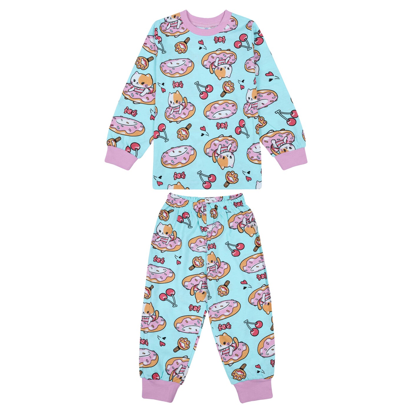 Пижама детская «Bonito» №3010 (2-6 лет) длинный рукав, для девочки