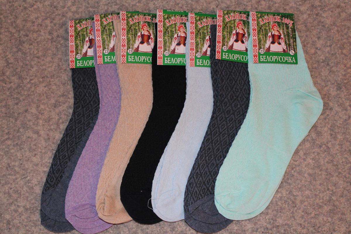 Носки женские тонкие «Белорусочка» (10 пар)
