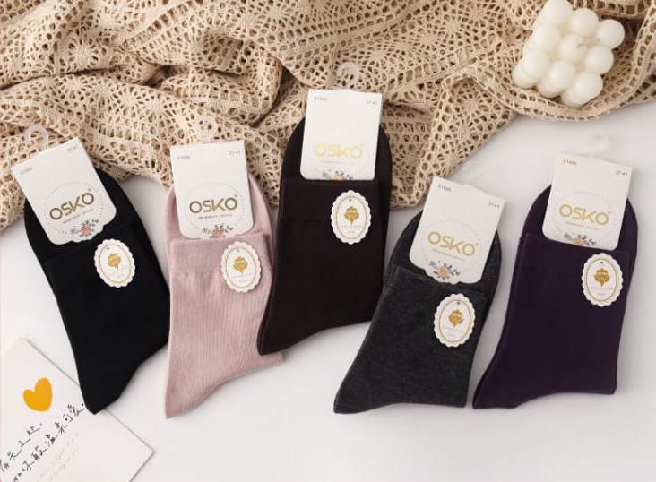 Носки женские тонкие «Osko» №1666 (10 пар)