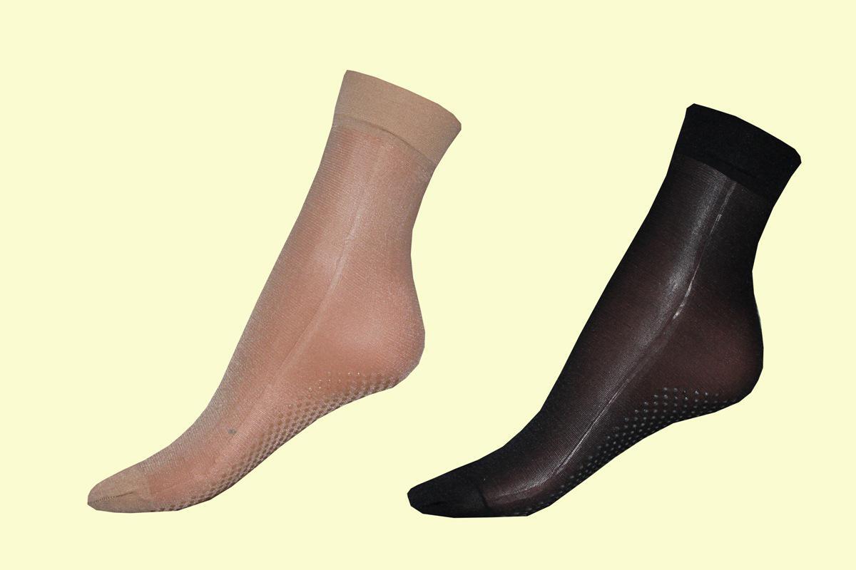 Носки капроновые «Пучок» с тормозами (10 пар)