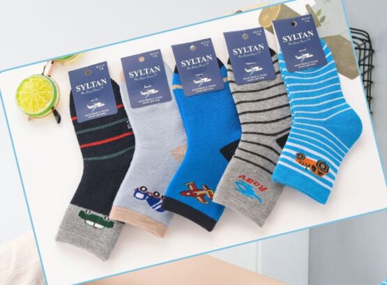Носки детские теплые «Syltan» №4137 (3-4, 5-6, 7-8) махровые (10 пар)