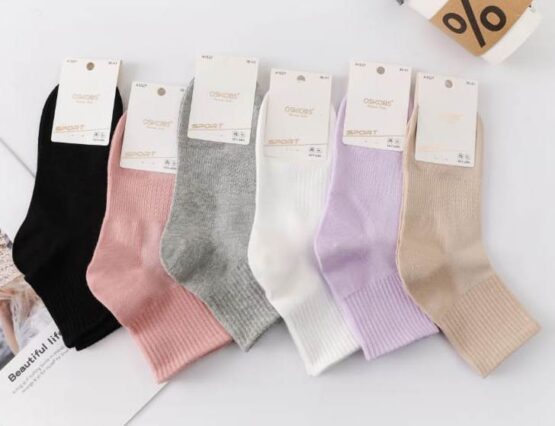 Носки женские тонкие «Osko» №1526, 1527 сетка (12 пар)