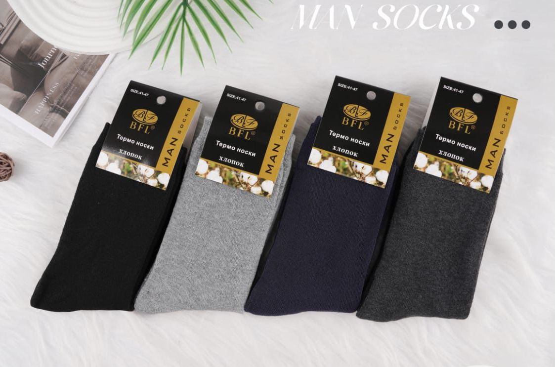 Носки мужские теплые «BFL» №НА махровые (12 пар)
