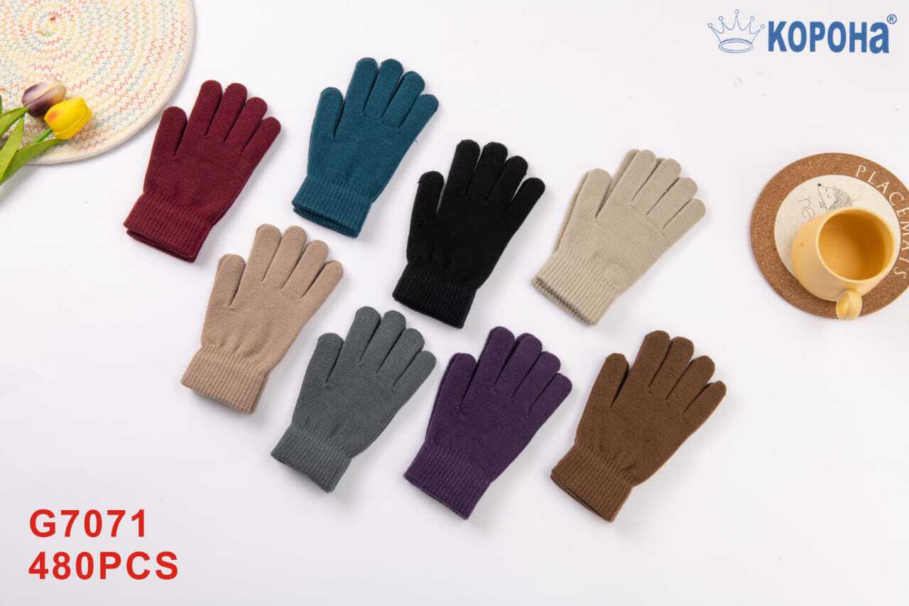 Перчатки женские «Корона» №7070, 7071, 7080, 7081 (12 пар)