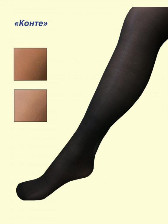 Колготки женские капроновые «Conte. TopSoft» 40 DEN (2-4) регулируемая талия